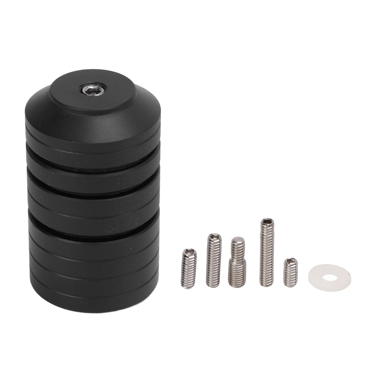 Elprico Archery Bow Stabilizer Weight Kit, Black Detachable Counterweight Bow Stabilizer Balance Bar Kit, Aluminum Alloy Counterweight Kit for Recurve Bow Compound Bow (Black)