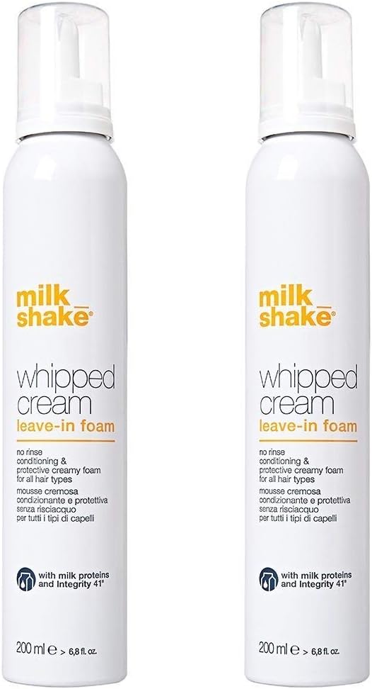 Milkshake whipped cream leavein foam 2 x 200 ml Mousse conditioning and protective for all hair