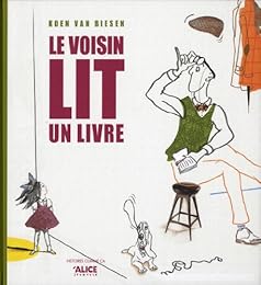 Le  voisin lit un livre