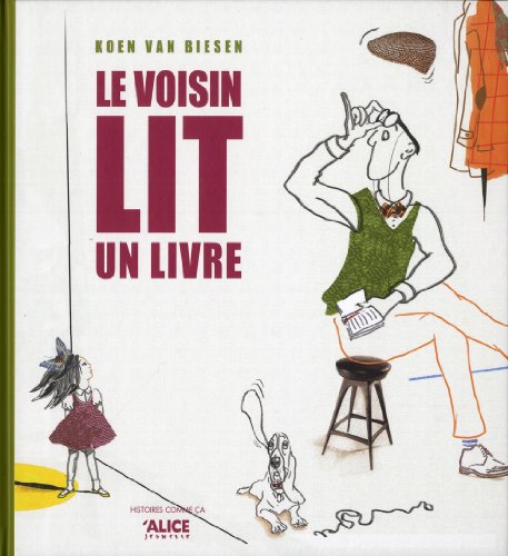 Le  voisin lit un livre
