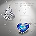 LADY COLOUR Gifts for Her 925 Sterling Silver Necklace Venus I Love You Pendant Necklace Swarovski Crystals Jewelry for Her Birthday Gifts for Mom Grandmother for Wife Girlfriend