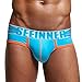 NEARTIME Men's Underwear, Soft Hipster Boxer Shorts Mnes Briefs Underpants (M, Sky BlueSexy)