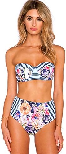 HaiBote The New Split Waist Tight Ms Sexy Bikini Swimsuit Gather