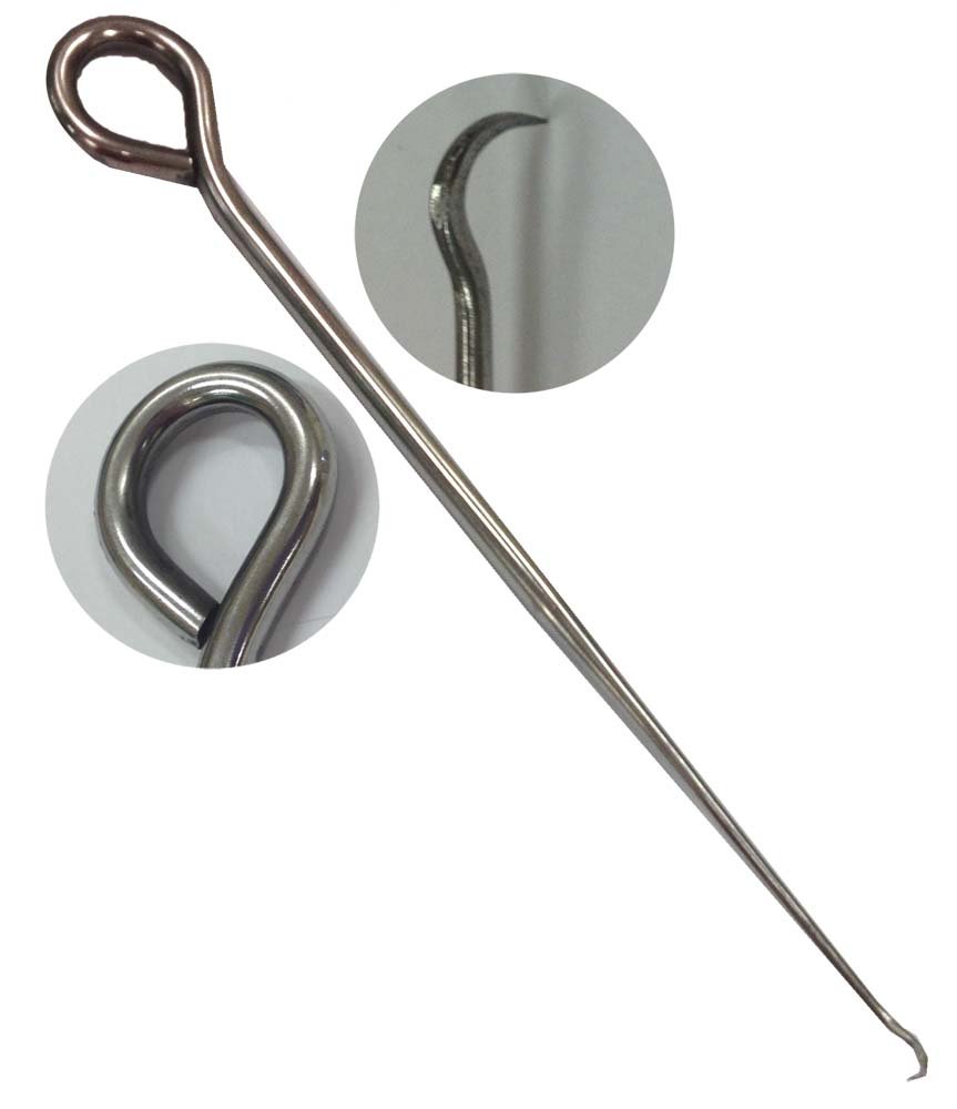 S110247Z03D01 PPI 8 3/8" Stainless Steel Double Ended Spring Hook With