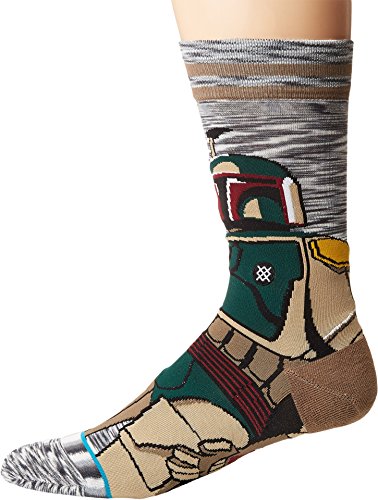 Stance M545D17BOU Men's Bounty Hunter Socks, Grey - L (9-12)