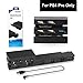 2 in 1 PS4 Pro Cooler with USB External 5-Fan Super Turbo + PS4 Pro USB HUB with(1×3.0)-(4×2.0)-5-USB Ports Cable Adapter