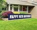 Blue Happy 16th Birthday Banner, Large 16th Birthday Party Sign, 16 Bday Party Supplies Decorations