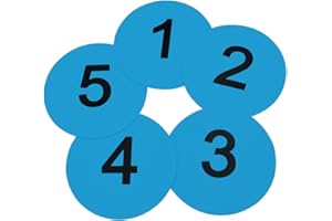 Eco Walker 8inch Numbered Floor Spot Markers