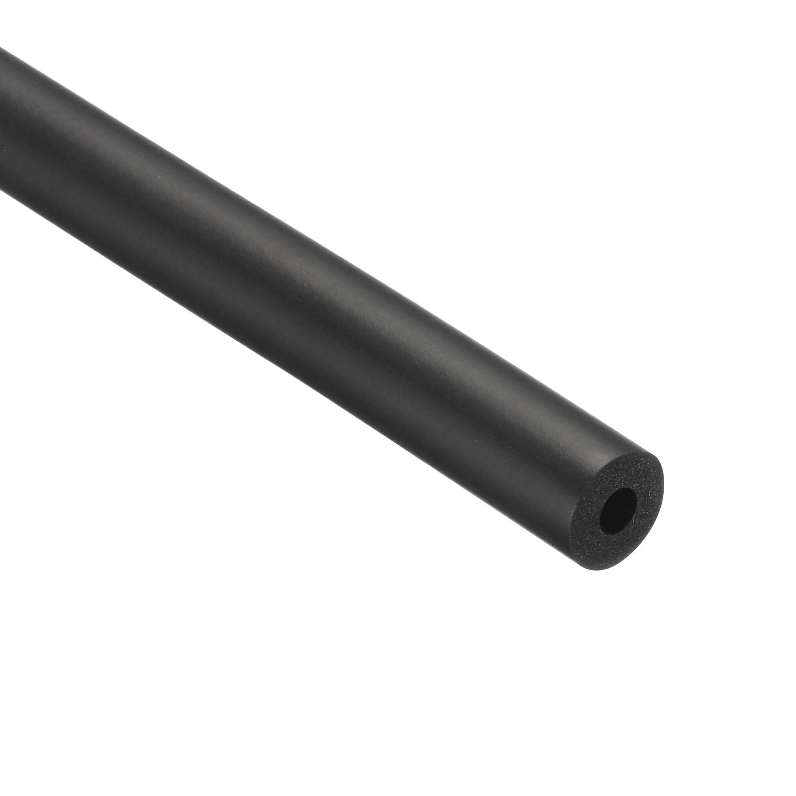 Rebower 6mm ID Pipe Insulation Tubing 5mm Thick Heat Preservation Foam Tube, [for Plumbing Freeze Protection Exercise Handle] - 16mm OD/3.3ft/Black