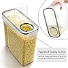 Cereal & Dry Food- Wildone Airtight Cereal Storage Containers Set of 8 [2.5L / 85.4oz] for Sugar, Flour, Snack, Baking…