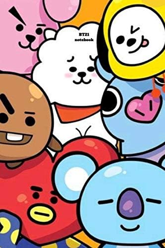 Kpop BTS BT21 PlanetBT NoteBook For Boys And Girls: College Ruled Lined Blank School or Personal Journal For ARMYs Paperback – August 1, 2019
