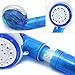 Shower Head - Universal Handheld Water Filter Shower Head with Replaceable 3-Stage Filter Cartridge To Remove Chlorine, Fluoride & Metals- Top Shower Water Purifier + BONUS: 1 Shower Filter (Blue)