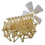 CTKcom Wind Powered DIY Walking Walker Mini Strandbeest Assembly Model Kids Robot Toy Wind-powered Walking Walker Scientist Strandbeest Model Kit