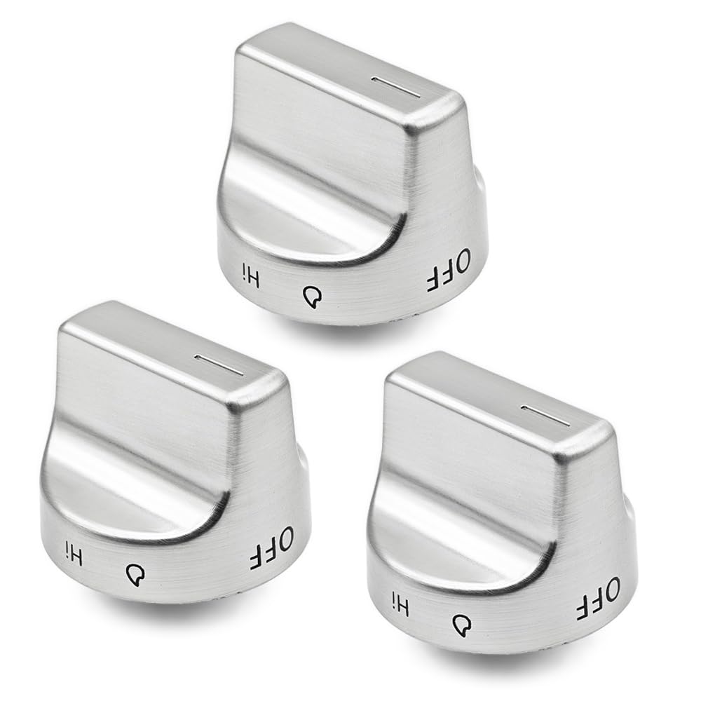 Photo 1 of NAJING 3-Pack Universal Gas Stove Control Knobs Compatible with Whirlpool Ranges (Model W11239985, 4845290, AP6333411, PS12578779, EAP12578779) – Heat-Resistant, Easy-Install Replacement Knobs
