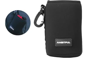 AMBITFUL Lensball Bag, Lens Case Lens Pouch Bag, with Thick Protective Neoprene for DSLR Camera Lens for Nikon, Sigma, Pentax, Sony, Fuji, Panasonic 7artisans ect Lens (5.9x3.93in LP-15)