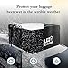 Car Roof Bag, Waterproof Cargo Top Storage Bag, 20 Cubic Feet Heavy Duty Rooftop Bag Vehicle Soft Shell Carrier Bag, Fits All Cars with Roof Rack, 4 Reinfored Straps Included