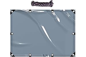 Esquirla Forklift Cover Forklift Roof Cover 53" x 45" Waterproof Rainproof Easy to Install PVC Translucent Universal Rain Can