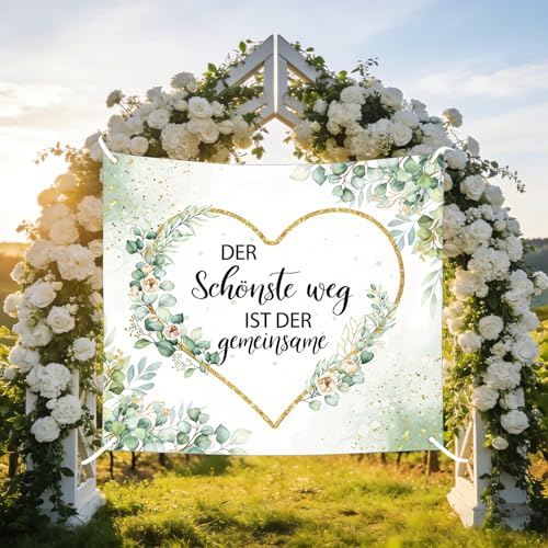Wedding Heart to Cut Out, Wedding Sheet with 2 Scissors and 10 m Rope, 200 x 180 cm Bed Sheet with Heart, Wedding Games Wedding Decoration Registry Office Decoration Surprise, Wedding Gifts for Bride