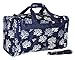 Ever Moda Designer Print Collection Duffle Bag 19-inch (Seaweed - Navy)