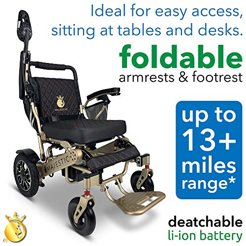 2020 Limited Edition Remote Control Foldable Electric Wheelchair Mobility Aid Lightweight