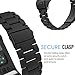 MoKo Garmin Vivoactive HR Watch Band, Universal Stainless Steel Adjustbale Watch Band Strap Bracelet with Adapter Tools ONLY for Garmin Vivoactive HR Sports GPS Smart Watch, Black