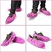 iMucci 50 Pairs Thickening Non-Woven Disposable Boot & Shoe Covers One Size Fits All Feet Pink