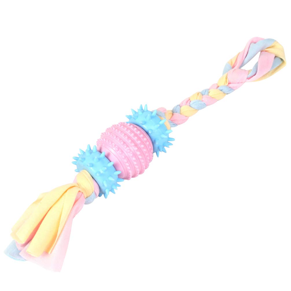 POPETPOP Pet Chew Toy Rope Dog Toy Puppy Teething Toys Teeth Molar Toy for Puppy Dogs (Random Color)
