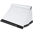Fuxury Poly Mailers 10x13" 200 Pack,Sturdy Shipping Bags For Clothing,White | Waterproof Self Seal Mailing Envelopes,Strong A