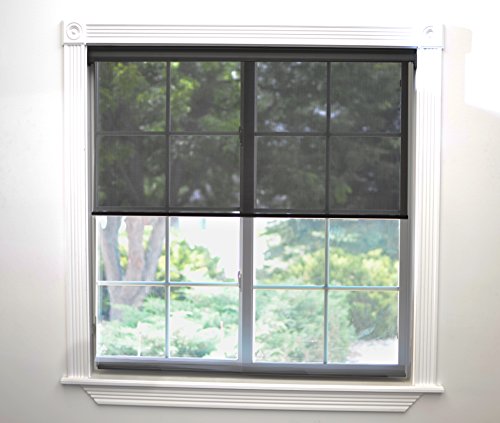 Keystone Fabrics Motor Controlled Indoor Roller Shade, Maple, 35 by 72-Inch