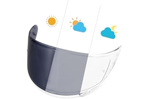 PSLER Photochromic RF-SR Visor- RF1200 Visor RF-SR Face Shield Replacement for RF-SR CWR-1 RF1200 X-Spirit NXR Z7 X14,Photochromic