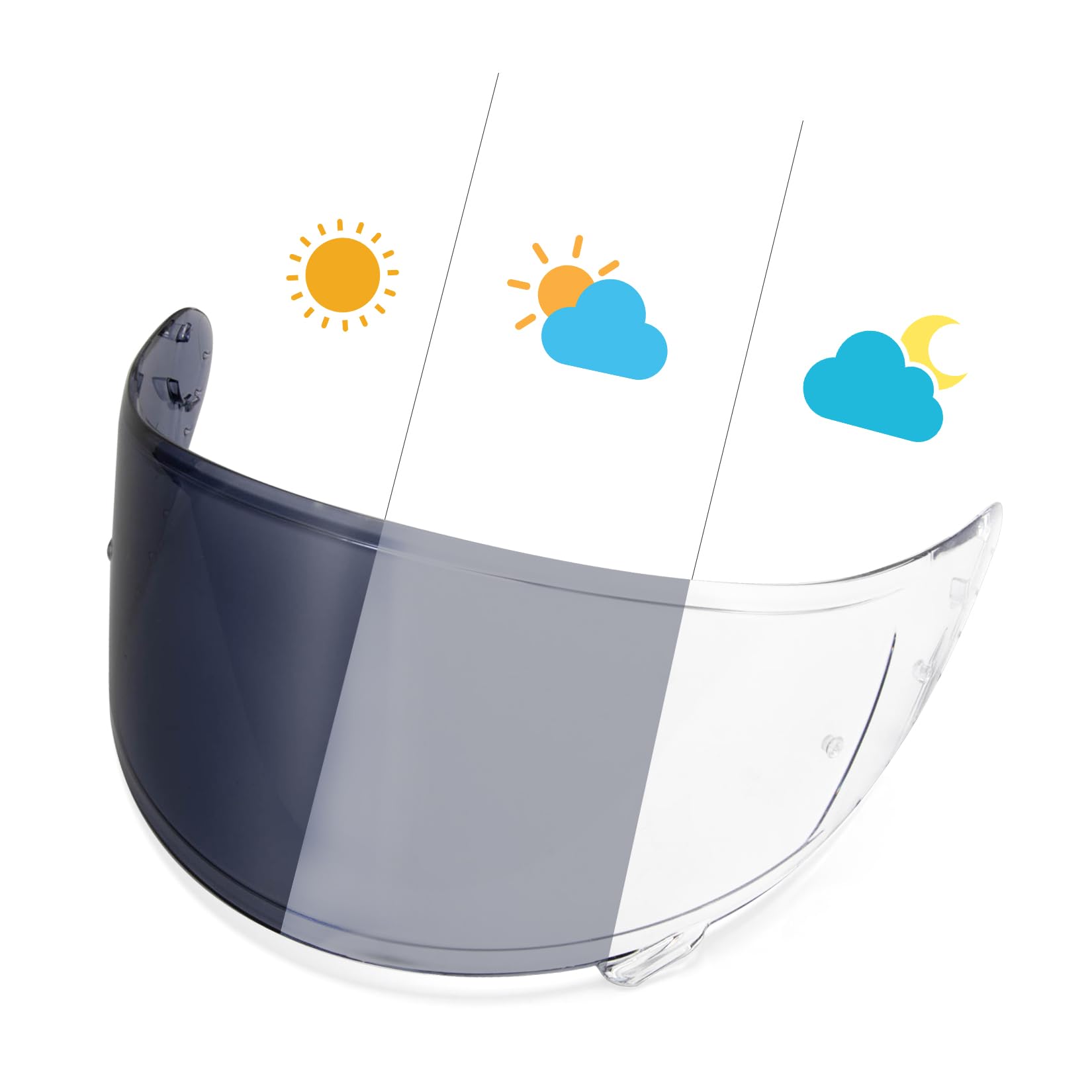 Photo 1 of PSLER Photochromic CWR-1 Visor- RF-1200 Visor X14 Face Shield Replacement for CWR-1 RF 1200 X-Spirit NXR Z7 X14 NX NZ,Photochromic