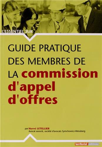 Guide pratique des membres de la commission d'appel d'offres