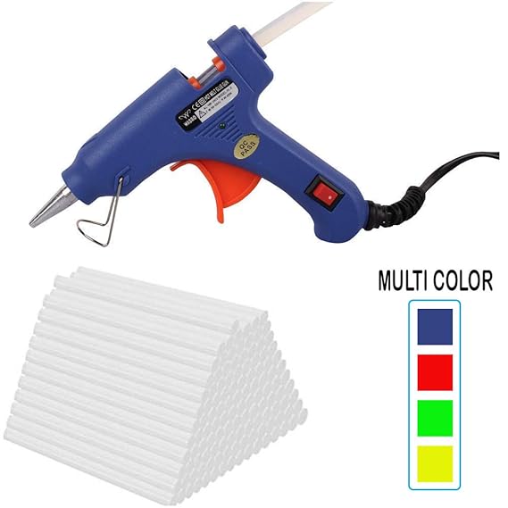 W WADRO - Built with Passion 40W Trigger Feed Leak Proof Hot Melt Glue Gun (Random Color)