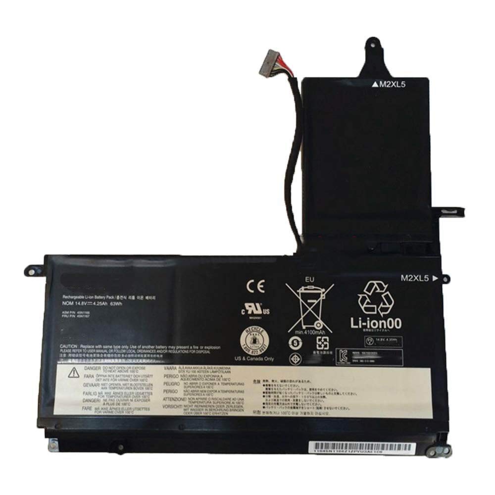 45N1167 45N1166 45N1164 45N1165 4ICP7/64/84 Laptop Battery Replacement for Lenovo ThinkPad pxd3x2 S5 S531 S540 S5-S530 Series Notebook (14.8V 63Wh 4250mAh)