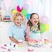 Favonir™ Unicorn Stationary Party Souvenirs Favors 36 Gift Pack – 12 Mini Notebooks – 12 Feather Pens – 12 Stampers – Kids Birthday Party Supplies Bulk Set - Ideal As Party Favor, Reward Prizes, carnival And Events