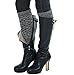 vamei Girls Lace Crochet Knit Thermal Leg Warmers Boot Socks (A2)