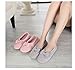 L-RUN Women’s Ballerina Style Slippers Anti-Skid House Indoor Shoes Washable