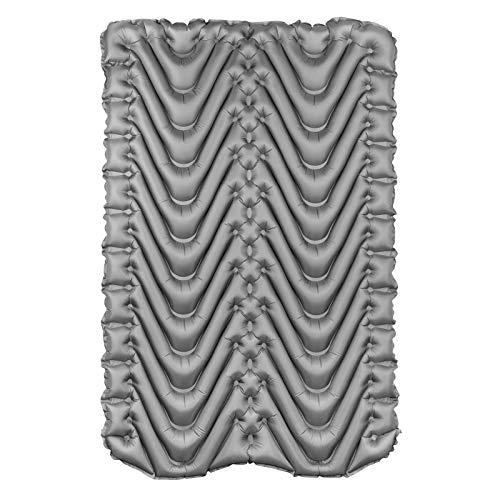 Klymit Insulated Double V Inflatable Sleeping Pad for Camping, Lightweight Hiking and