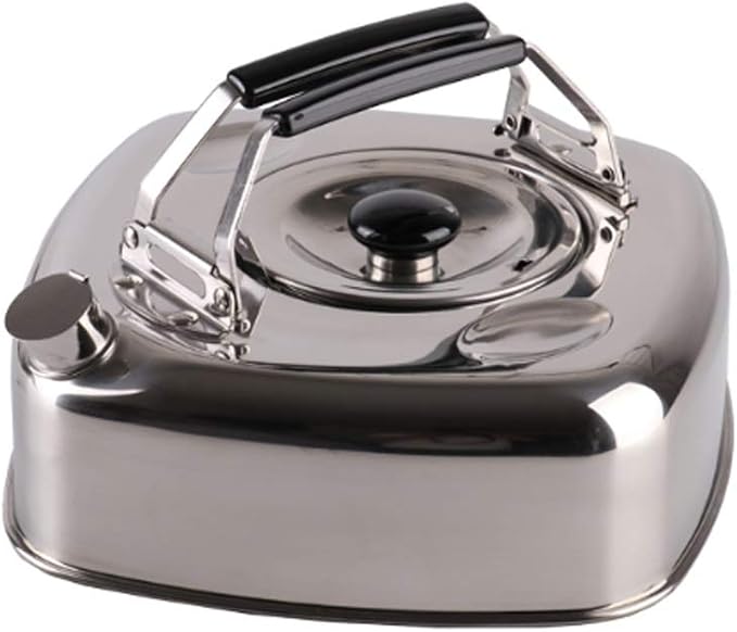 Kettle Creative Silver Kettle Square Kettle Stainless Steel Gas Teapot