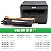 LINKYO Compatible Toner Cartridge Replacement for Brother TN660 TN-660 TN630 (Black, 2-Pack, Value Edition)