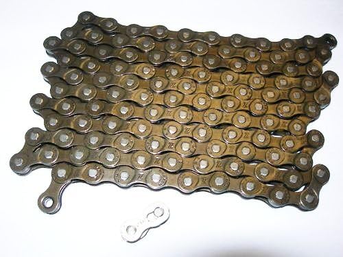 YabanS50 112 Link 18 & 21 spped index chain incl POWER CONNECTOR, Road, MTB, Shimano, Falcon etc