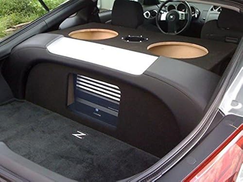 Custom Subwoofer Enclosure Sub Box and Amp Rack for a Nissan 350Z