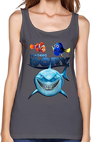 YILAI Women's Finding Dory Nemo 2016 Movie Tank Top DeepHeather XL