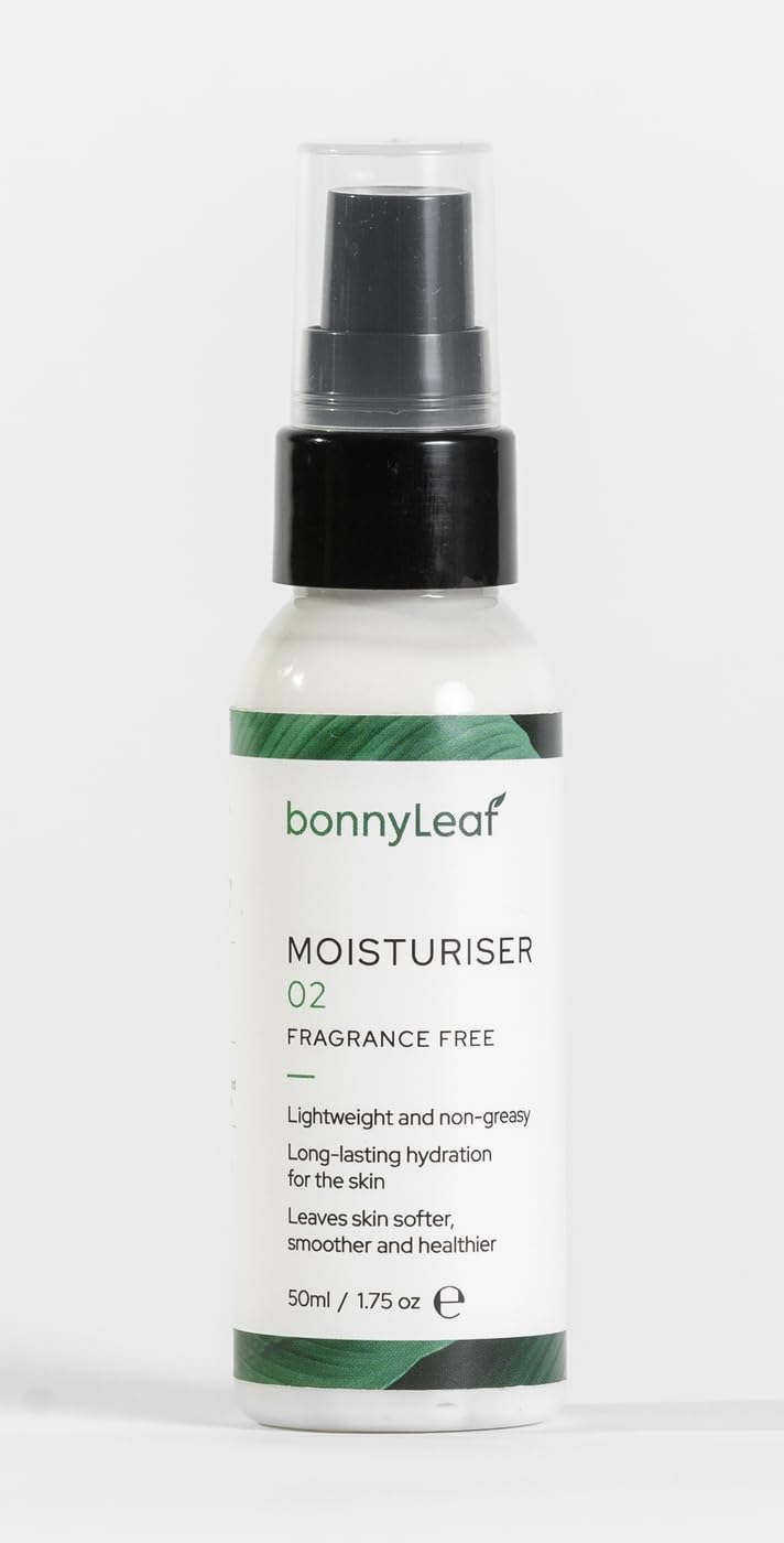 MOISTURISER 02, AM/PM advanced all in one fragrance free moisturiser for the face and the body, squalane and Vitamin E to tackle dry, oily skin, 50ML eco packaging, sustainable
