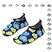 Fantiny Kids Water Shoes Boys Girls Swim Shoes Quick-Dry Barefoot Aqua Shoes Socks for Beach Pool Surfing Yoga