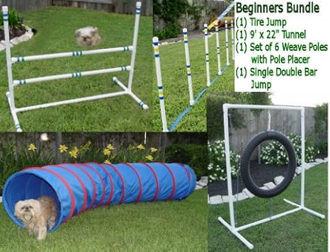 Amazon Com Weave Poles Dog Agility Equipment Tire Jump Single