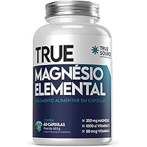 Magnesio Elemental 725MG - 60 CAPS - TRUE SOURCE | Amazon.com.br