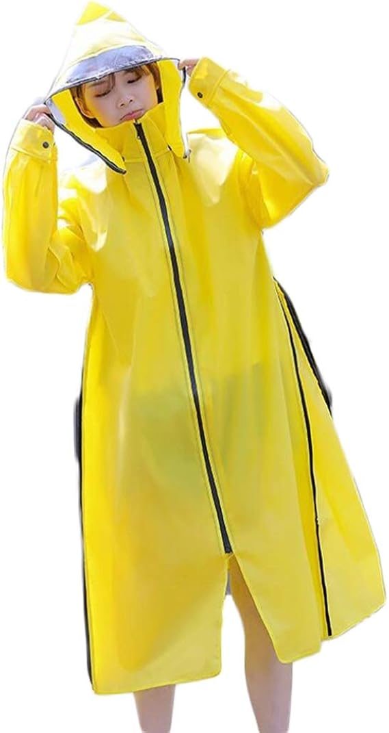 Amazon Co Jp レインコート ロング 自転車 ポンチョタイプ 防水 かっぱ 雨合羽 雨具 通学用 レインウェア レインポンチョ ママ レディース メンズ かわいい オシャレ リュック 送迎 保育園 幼稚園 バイク 徒歩 釣り 服 ファッション小物
