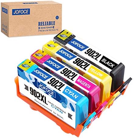 Jofoce Compatible Replacement for HP 902 902XL Ink Cartridges, Works with HP OfficeJet Pro 6968 6978 6958 6962 6960 6970 6979 6950 6954 6975