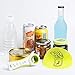 Jar Opener, All in One Jar Opener & Gripper Pad for Jars, Cans, Bottles, Wine, Beer and Soda Pops, Ideal for Seniors with Arthritis, Hand Weakness, Effortless, Never Skidding - Green
